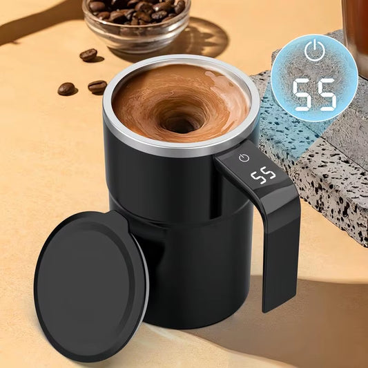 380ML Self-Stirring Electric Coffee Mug – USB Rechargeable & Waterproof"