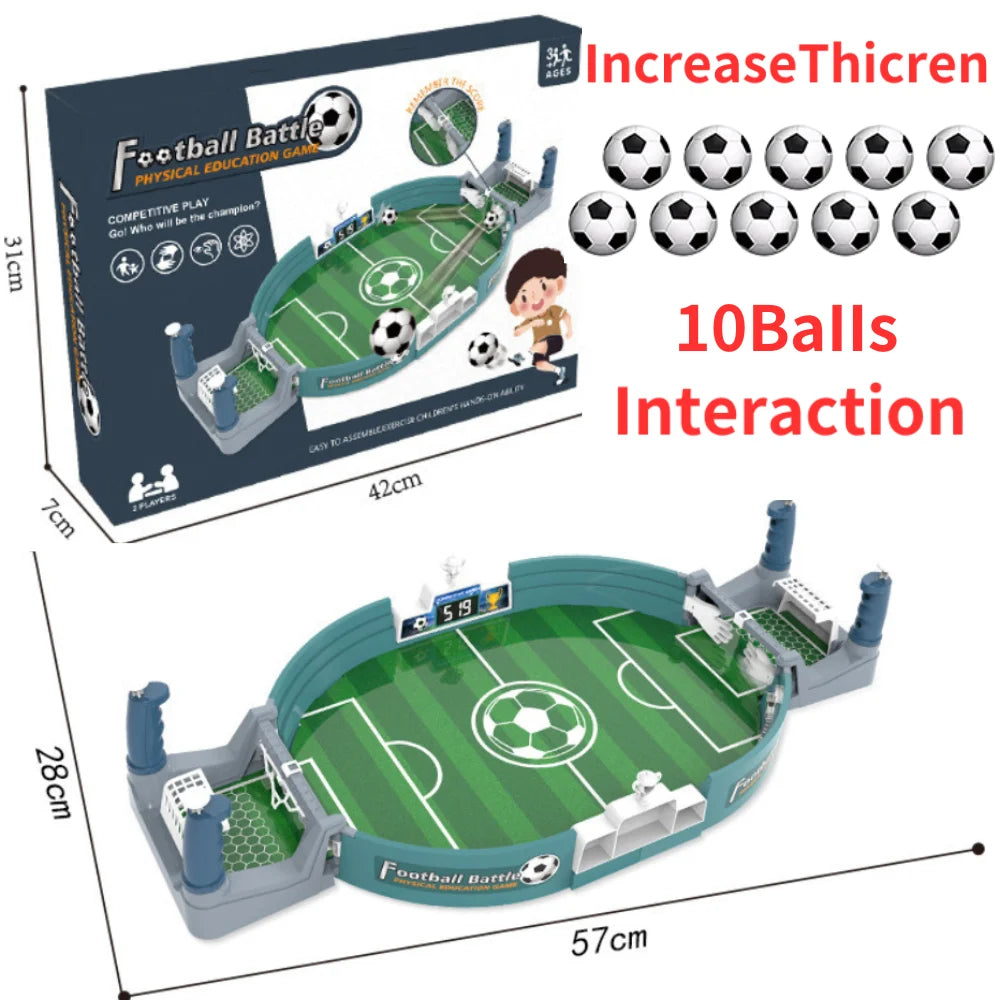 "Portable Tabletop Soccer Game – Family Party & Kids' Sports Toy"